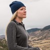100% Merino Wool Ridge Cuff Beanie - Unisex Warm Winter