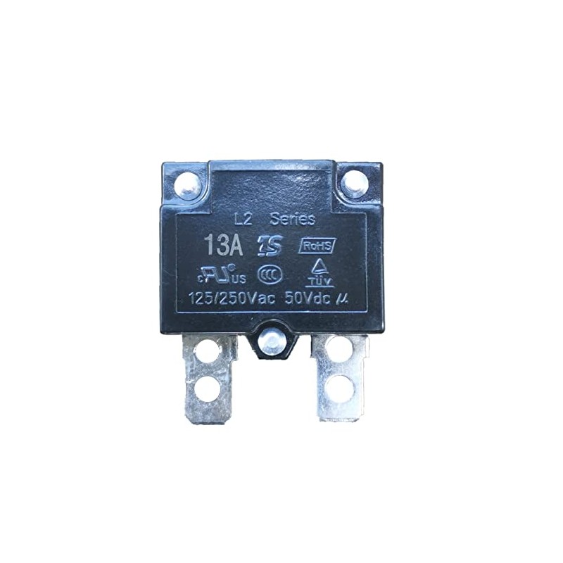 2Pcs 13A 125/250Vac 50Vdc Automatic Reset Relay Fuse Therma Switch