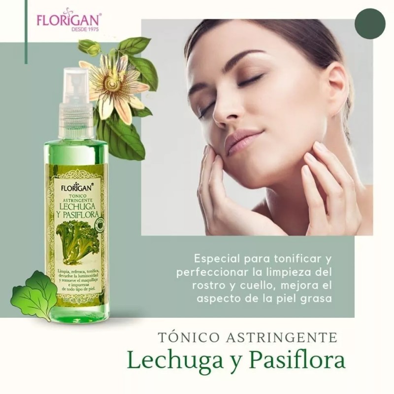 Florigan Tonico Astringente Lechuga Con Pasiflora Florigan® 250ml.