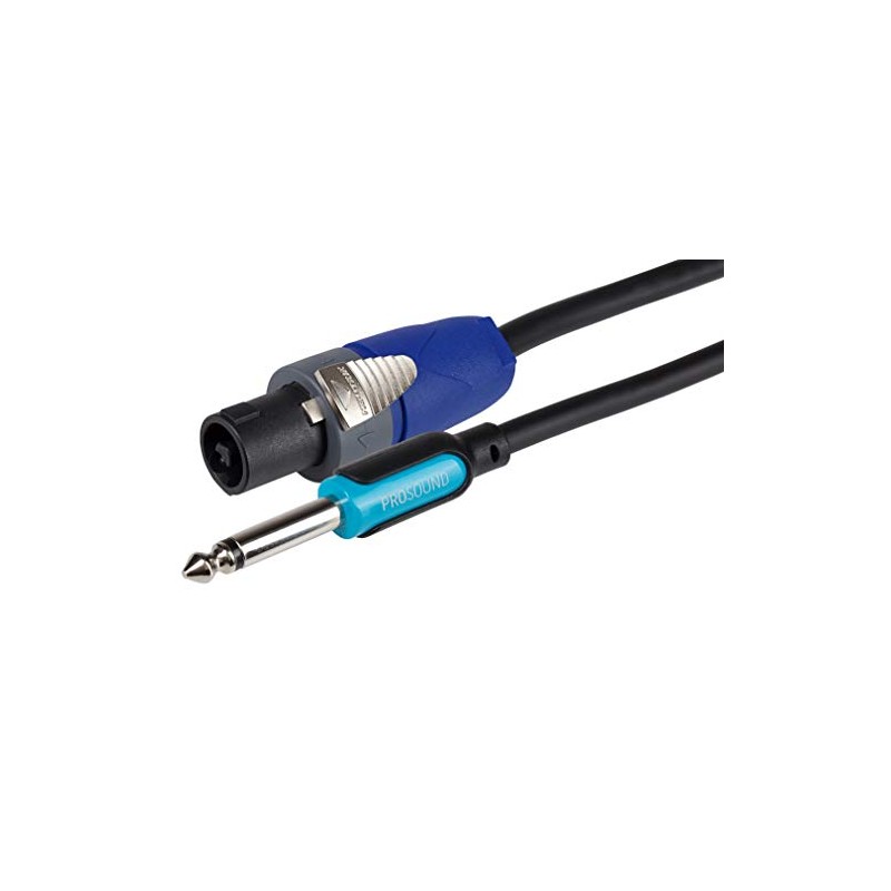 ProSound Neutrik Speakon NL2FX connector to 1/4" 6.35mm 2 Pole