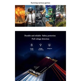 Kingshark M.2 2242 SSD de 256 GB Ngff Unidad de estado sólido interna de alto rendimiento para computadora portátil SATA III 6 Gb/s incluye SSD (256 GB, M.2 2242)