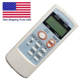 Replacement Remote Control for Sharp Portable Air Conditioner CV-2P10SC CV-2P10SX CV-13NH CRMC-A775JBEZ