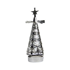 Christmas Aromatherapy Candle Hot Tree Revolving Candle Holder Walking Light