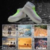 COREJOY Cubierta de zapatos impermeable,Cubierta Zapato Impermeable Portátil con Cremallera,