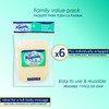Frotash Estropajo Loofah Exfoliante Afelpado Grande para Baño 6 Piezas