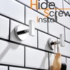 AONEON Robe Hook Polished Chrome Bath Towel Hooks Stainless Steel