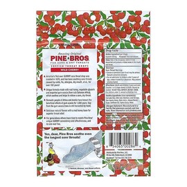 Pine Bros. Softish Throat Drops Value Size Wild Cherry - 30 Drops (Pack of 3)