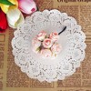 DECORA 12.5 Inch Round White Paper Lace Doilies for Wedding