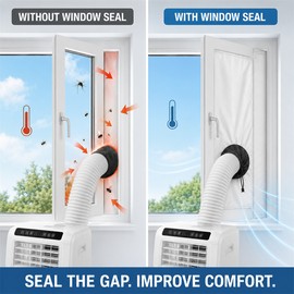 Waterproof Portable AC Window Seal Kit for Tilt Windows