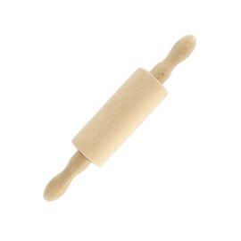 Fackelmann 521146 Mini Wooden Rolling Pin Brown