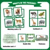Fuutreo 82 Pcs Memory Matching Games Animals Matching Cards Wild
