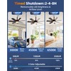28 Inch Socket Fan Light with Remote Control, Screw in