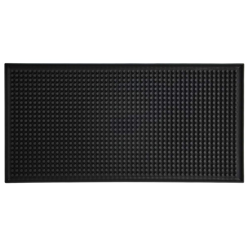 FOCCTS Rectangular Rubber Bar Mat, 30 x 15 x 1