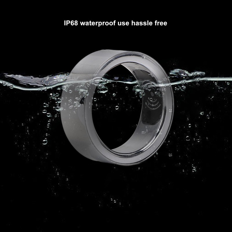 Smart Ring Sleep Fitness Tracker Pedometer Waterproof Exquisite Vibration Alert