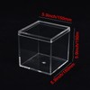 Acrylic Plastic Square Cube, Dayaanee Plastic Square Cube Containers with