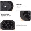 Ciieeo 12pcs 57x13mm Amplifier Foot Pad Anti-Vibration Stand Insulator Speaker