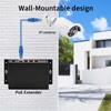 60W 4-Port Gigabit PoE Switch/Extender PoE Splitter Repeater, 10/100/1000Mbps, Supports
