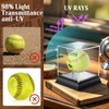 Softball Display Case with Led Light, UV Protected Cube with