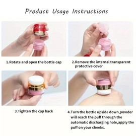 Lazy Blush, 3Pcs Makeup Set Kit, Soft & Fluffy Loose Powder Blush Puff for a Rosy Glow – Mineral Face Makeup for Smooth, Radiant Cheeks and Flawless Application