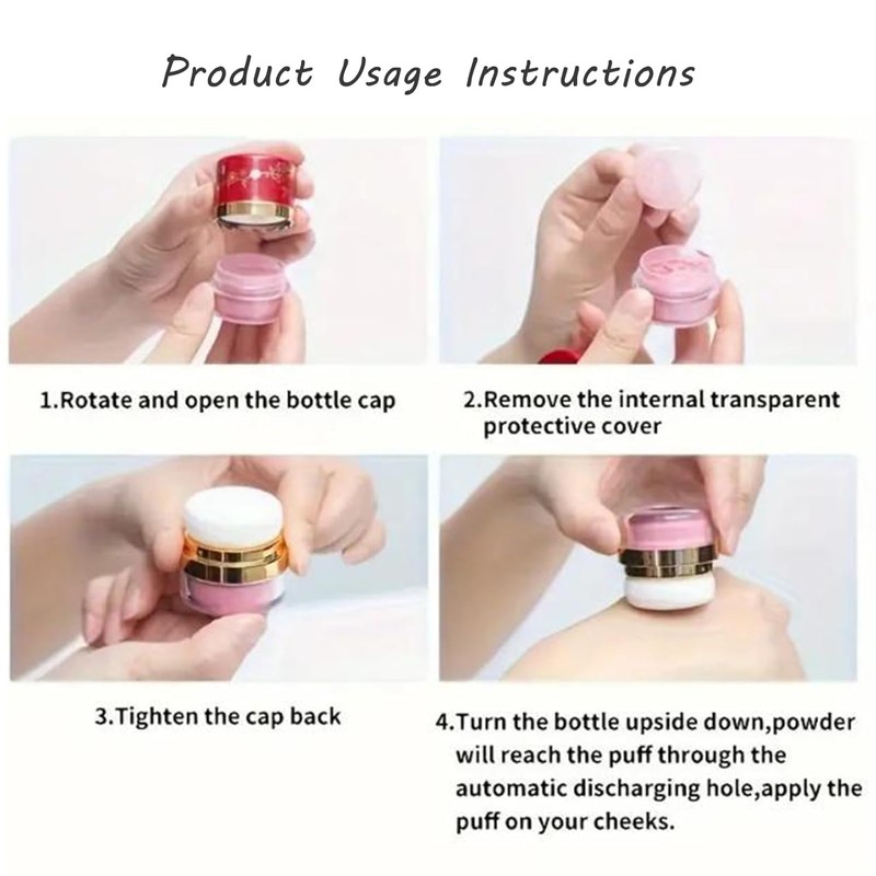 Lazy Blush, 3Pcs Makeup Set Kit, Soft & Fluffy Loose