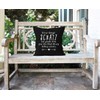 MoonWorks® Cushion Cover Saying "Keine Sorge Schatz" Funny Gift Love