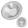 Bath Drain Punching Garbage Stainless Steel Bath Drain Bath Net