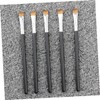 Baluue 10pcs Eyebrow Makeup Brushes Set Mini Wooden Handle Portable