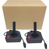 CHILDMORY Controller 2pcs Black Retro Classic Gamepad Joysticks for Atari