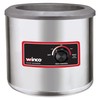 Winco FW-7R250 Electric Round Food Warmer, 7 Quart, Steel