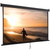 Segawe 120" 1:1 HD Projector Screen Manual Pull Down Projection