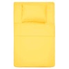 Best Season Cotton Twin Size Sheet Set (Yellow Color) 3