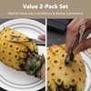 KGCGJVB 2Pcs Pineapple Eye Remover Tool Stainless Steel Peeler and