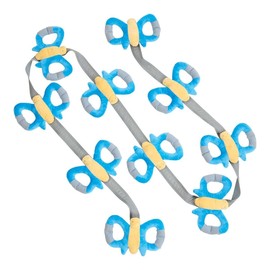 Kaplan Early Learning Busy Butterflies Walking Rope - 10' Nylon Rope with 20 Child-Sized Handles for Safe Nature Walks & Field Trips - Ideal for Toddlers & Preschoolers, Ages 18+ Months