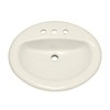 PROFLO PF20174 Rockaway 20-1/2" Oval Vitreous China Drop In Bathroom