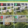 28 Pack Animal Barrier Fence, 13in(H) x28.5ft(L) Fence Barrier for