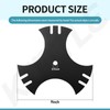 2 Pack 71-85716 3-Point Edger Blade (9" Length 1/2" Center