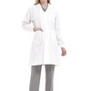 Dorimifa Women's Laboratory Coat, Cotton Chemistry, White Women's Laboratory Coat,