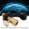 Gas Tank Pressure Gauge QCC Type 1 Converts 5‑100lb Gas
