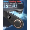 KJXIC Bladeless Wearable Neck Fan - Powerful Portable AC Cooler