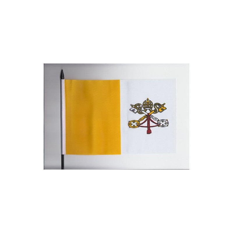 Vatican City Medium Hand Held Flag 23cm x 15cm
