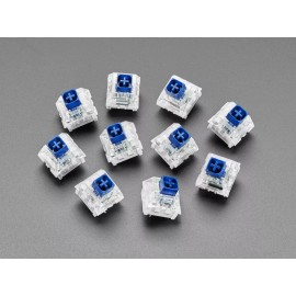 Unbranded Kailh Mechanical Key Switches - Clicky Navy Blue - 10 pack - Cherry MX Compatibl