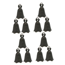 DOITOOL 12PCS Decorative Bells Vintage Wind Chimes for Garden Door Wall Hanging Rustic DIY Crafts Unique Present Idea Versatile Decor for Various Arrangements