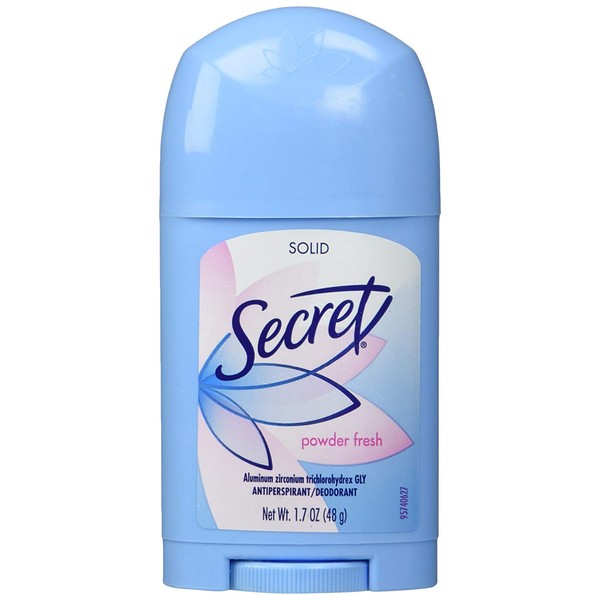 Secret Anti-Perspirant Deodorant Solid Powder Fresh 1.70 oz (Pack of 3)