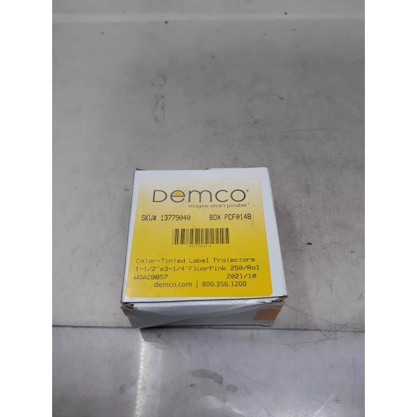 Demco® Color-tinted Glossy Label Protectors - Pink, 250 pcs
