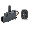 HELLA 6PP 009 409-551 Sensor, Exhaust Pressure - 3-Pin -