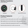 Dranvosk 2-in-1 Whistle Compass Keychain for Hiking,Camping & Outdoor Survival