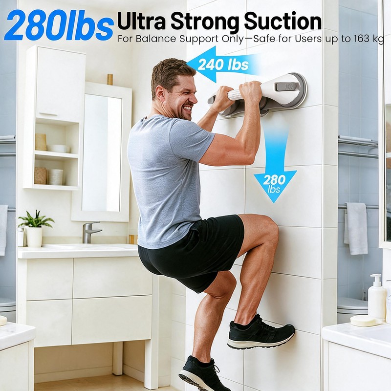 Grab Bars for Shower Seniors Elderly Heavy Duty Safety Grip