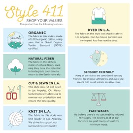 City Threads Boys Organic Cotton Brief Underwear for Sensitive Skin and Sensory Friendly (SPD), Oatmeal, 5