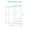 VIPEK V2L Heavy Duty Clothes Rack with Dimmable LED Lights,