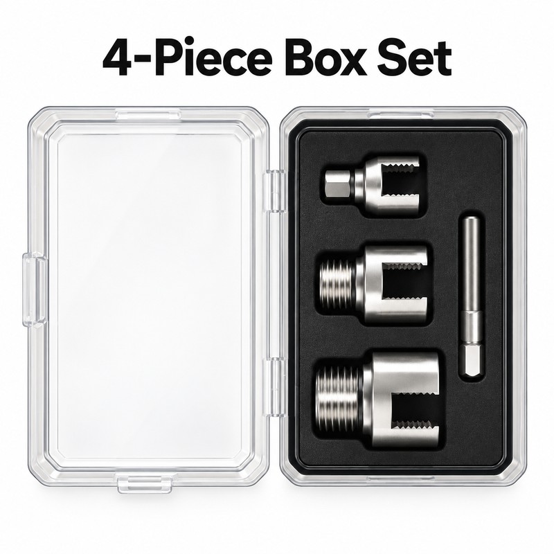 Integrated Pipe Threading Tool for 4-point / 6-point Water Distribution
